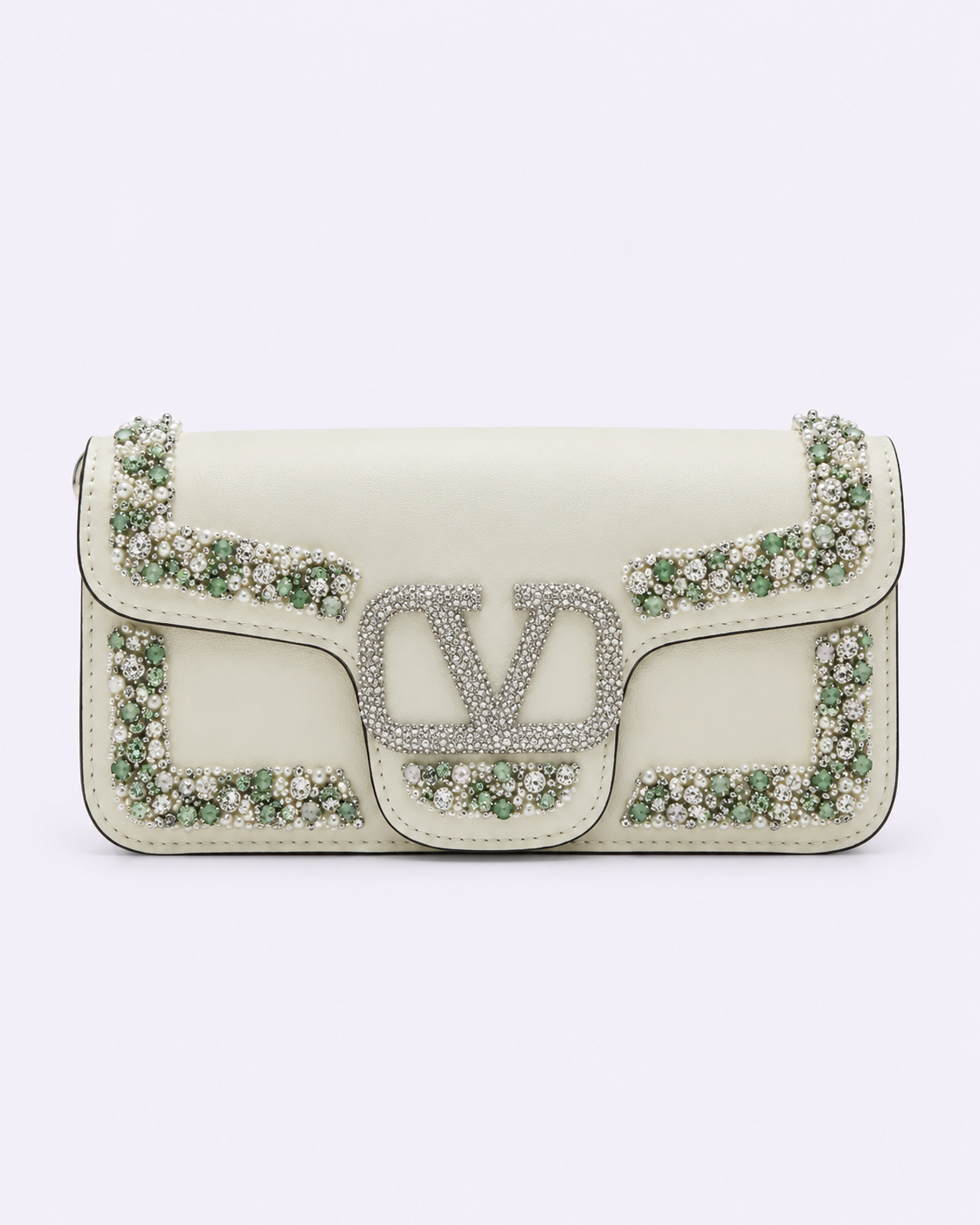 Valentino Garavani Chain & Leather Belt Crossbody Bag