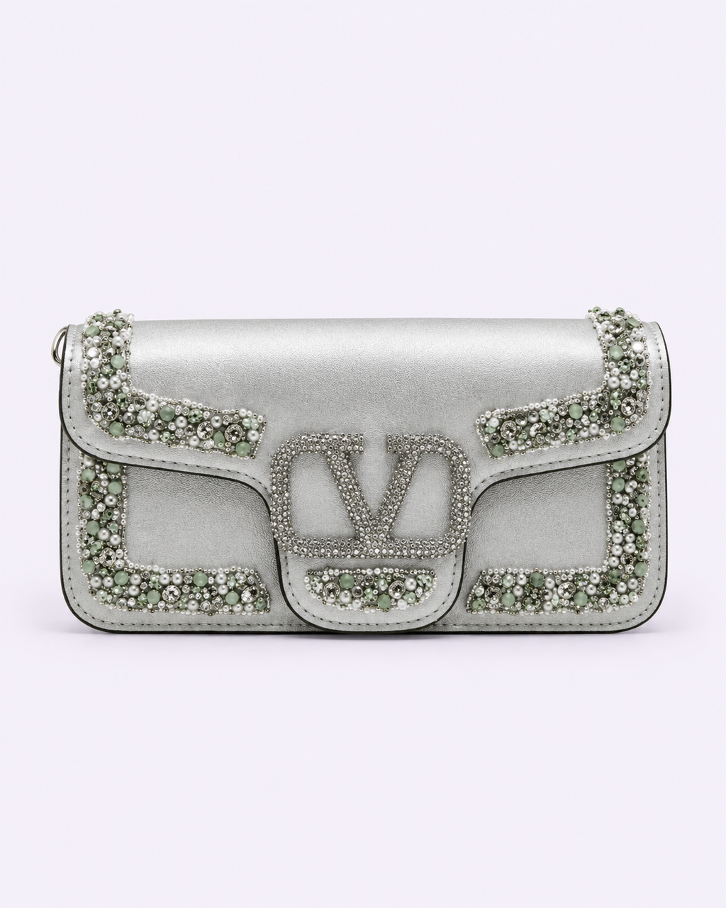 Valentino Garavani Chain & Leather Belt Crossbody Bag