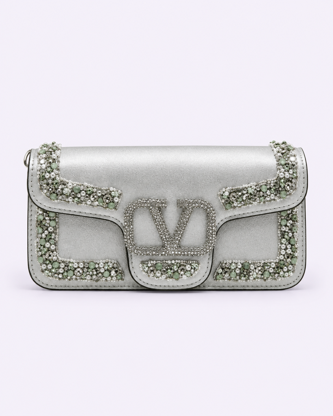 Valentino Garavani Chain & Leather Belt Crossbody Bag