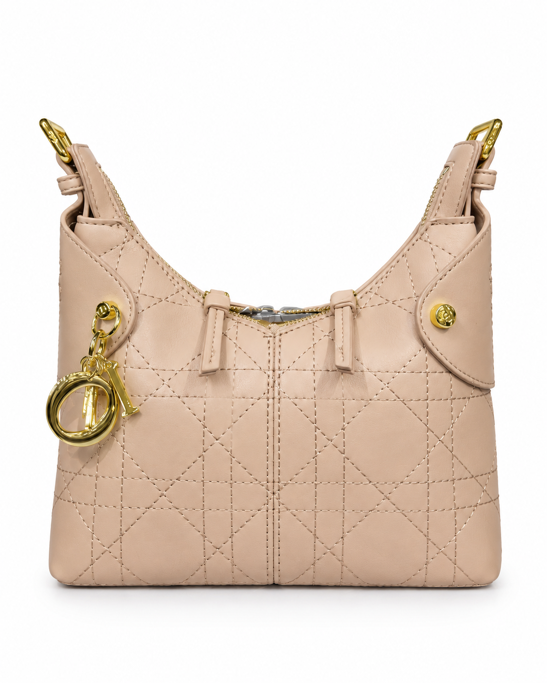 Dior Voyage Bag In Cannage Leather