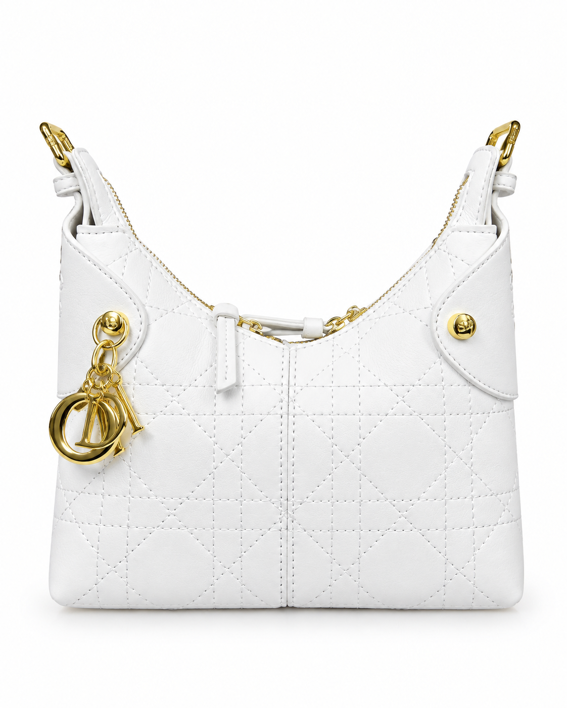 Dior Voyage Bag In Cannage Leather