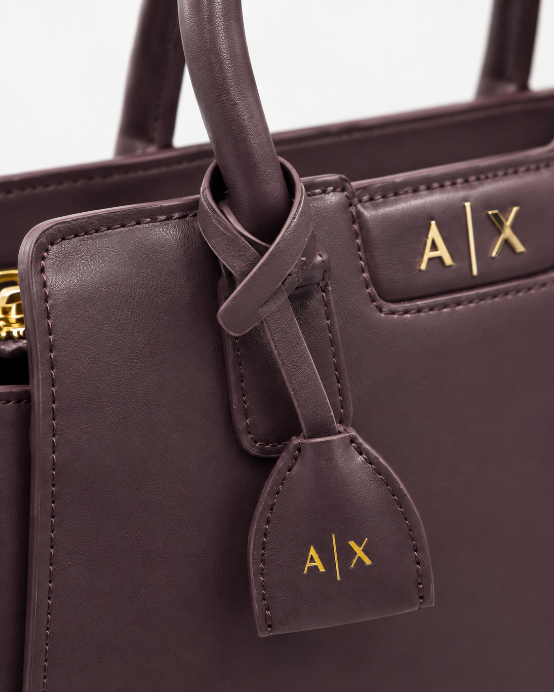 Armani Exchange Medium Detachable-Strap Tote Bag