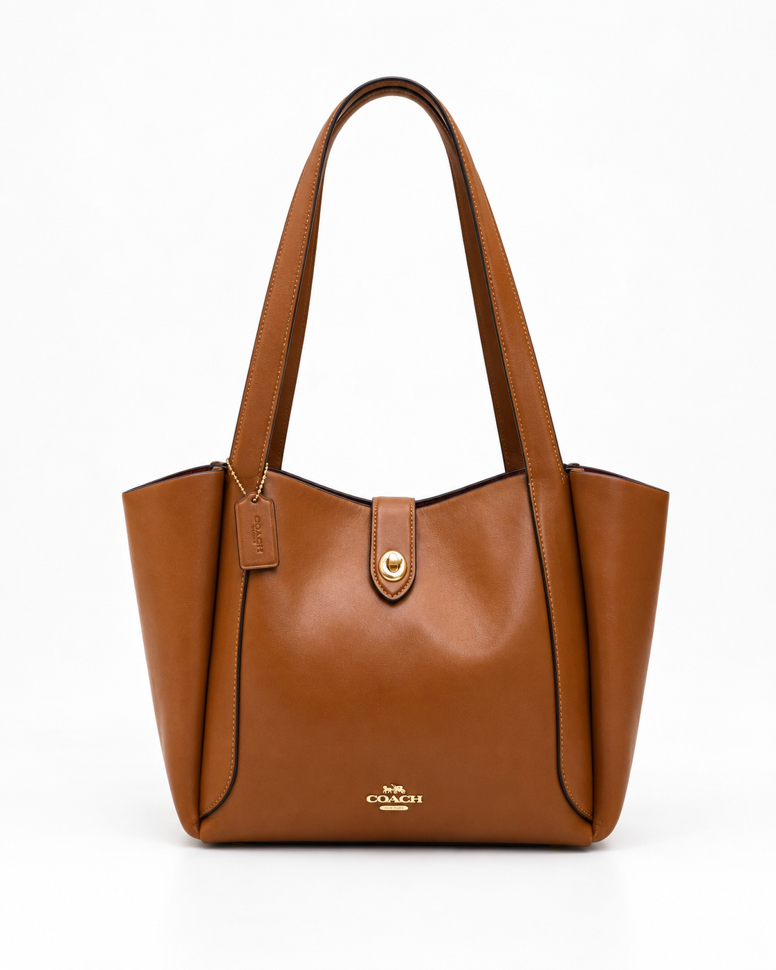 COACH Hadley Turnlock Tote Bag