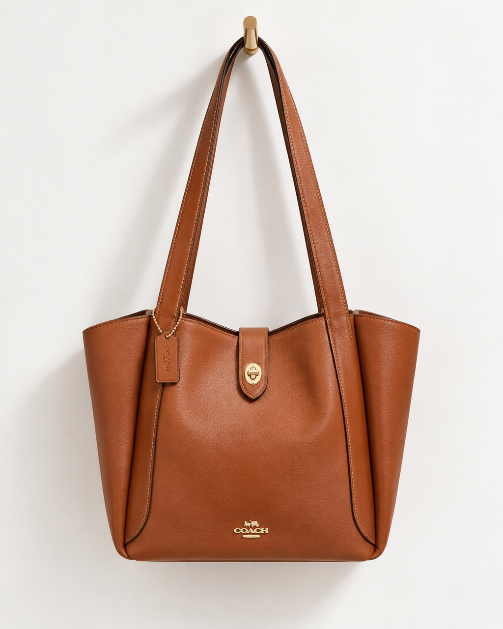 COACH Hadley Turnlock Tote Bag