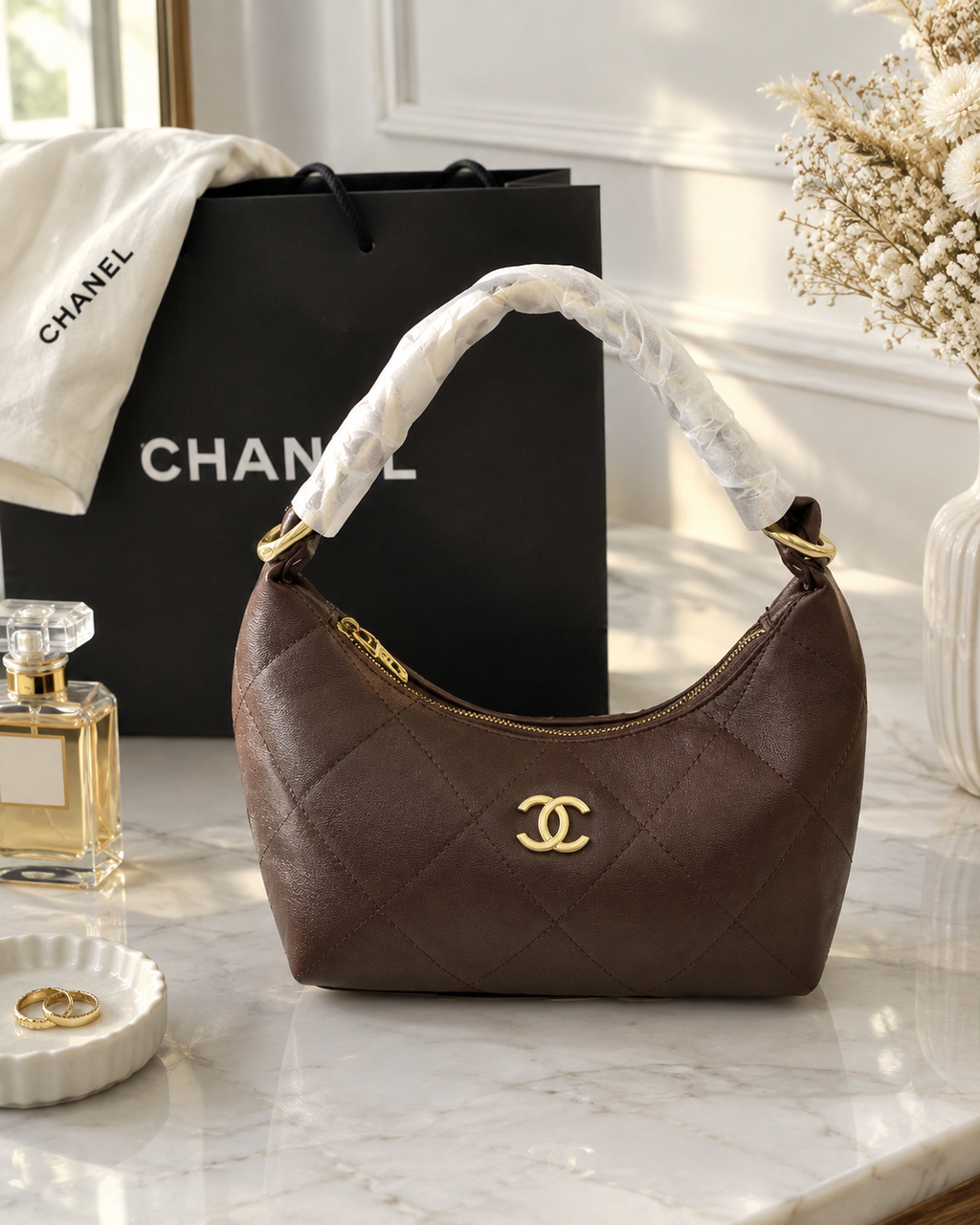 Chanel 25K Classic Quilted Flap Shoulder Bag