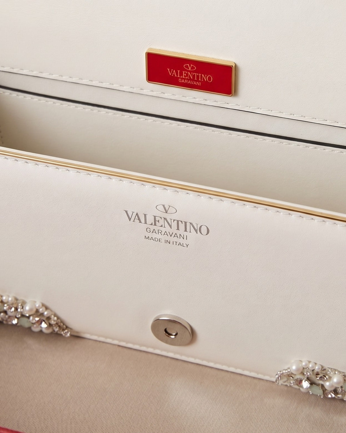 Valentino Garavani Chain & Leather Belt Crossbody Bag