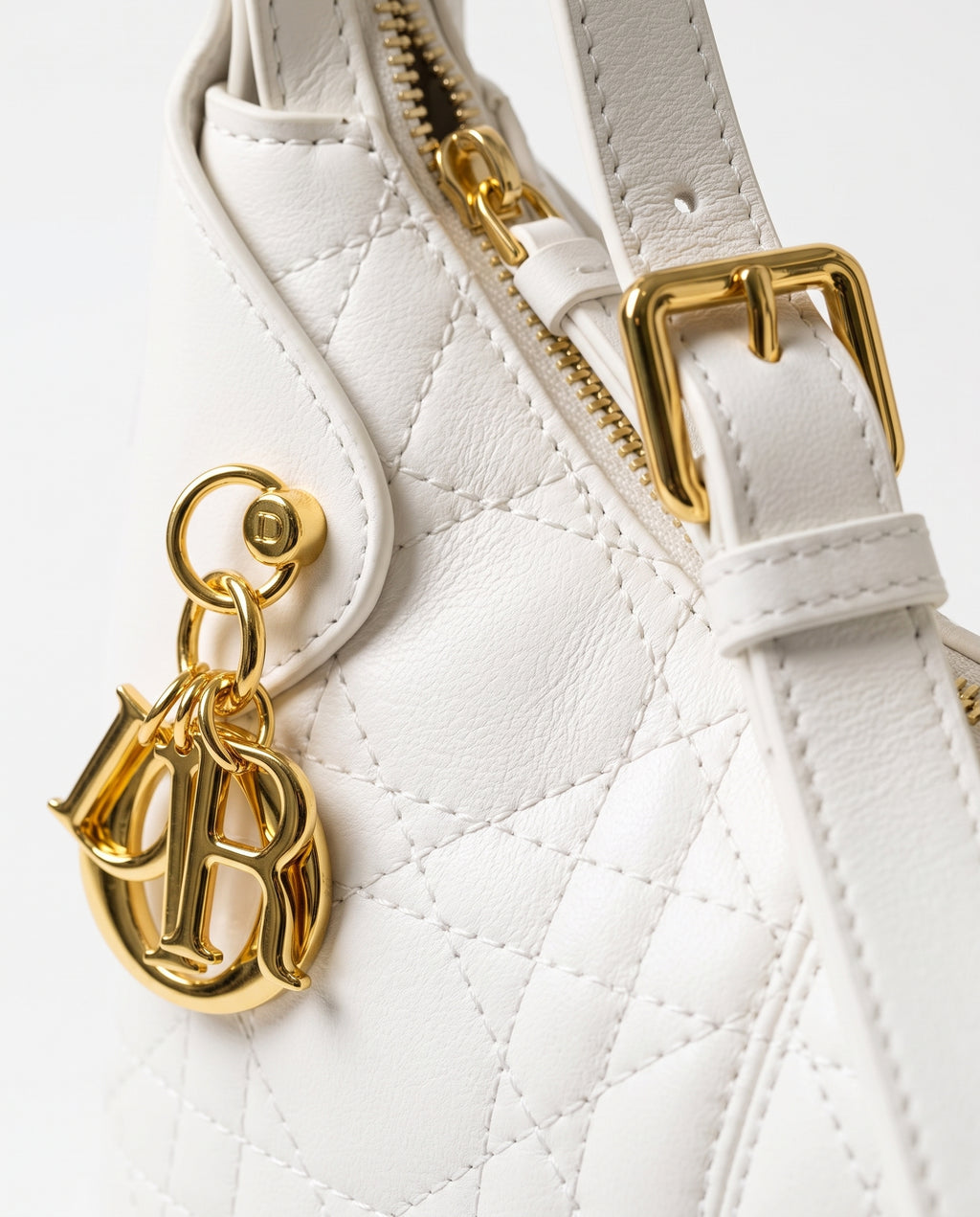 Dior Voyage Bag In Cannage Leather