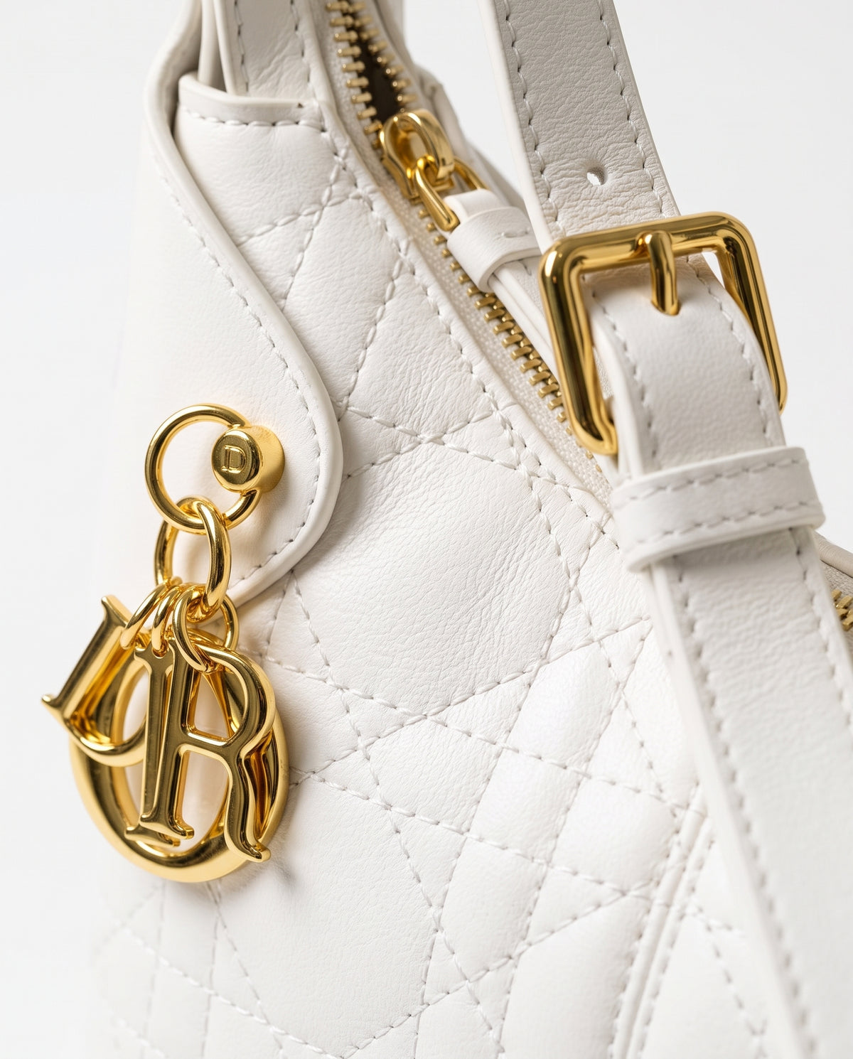 Dior Voyage Bag In Cannage Leather