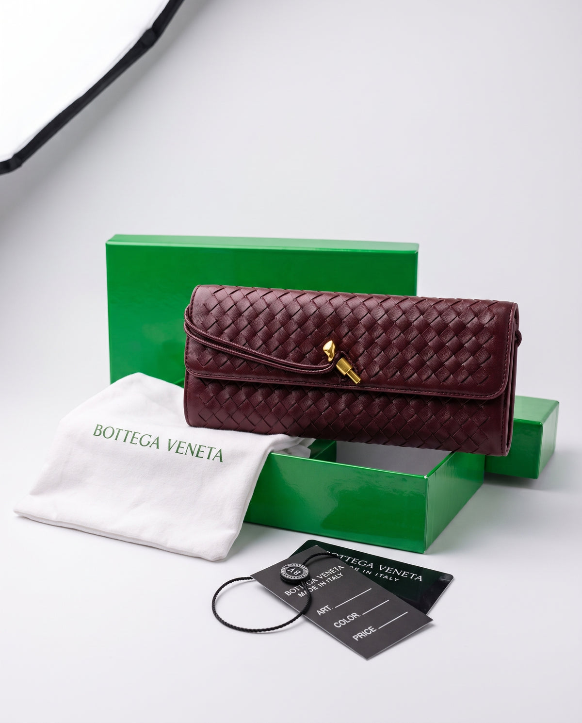 Bottega Veneta Andiamo Long Clutch Bag