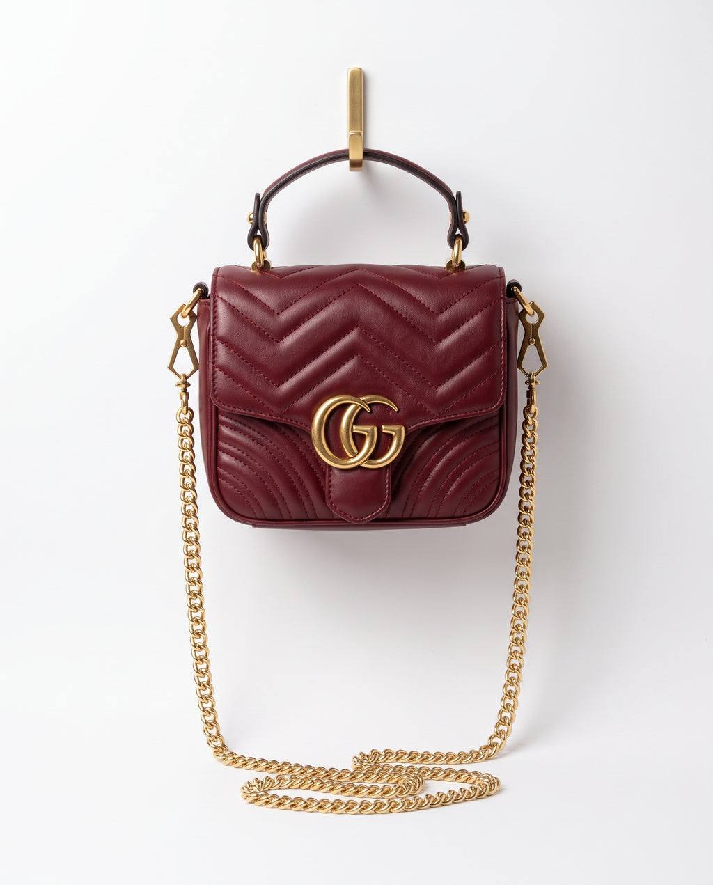 Gucci GG Marmont Mini Top Handle Bag