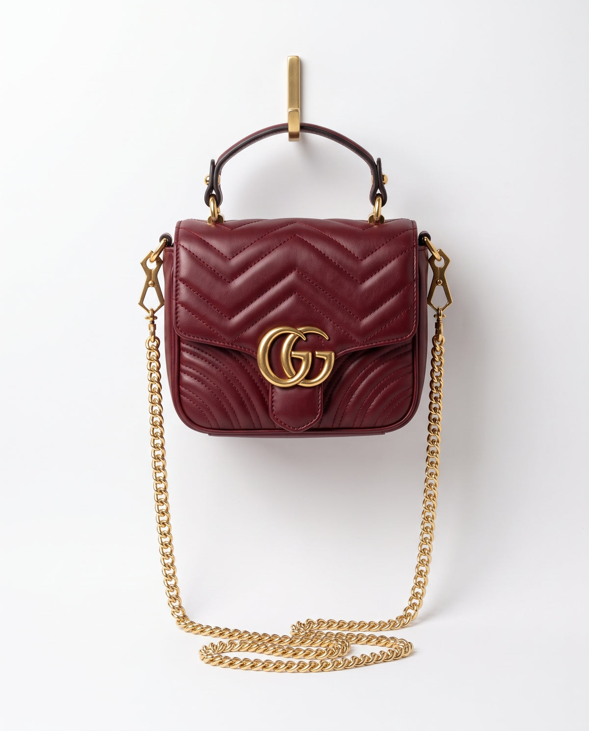 Gucci GG Marmont Mini Top Handle Bag