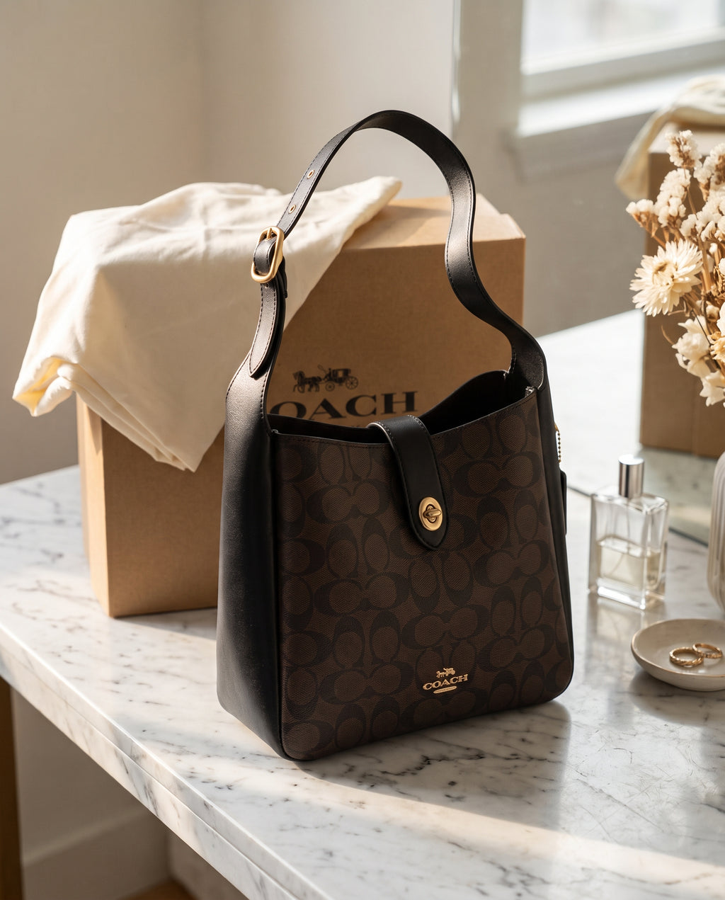 COACH Hadley Convertible Crossbody Bag