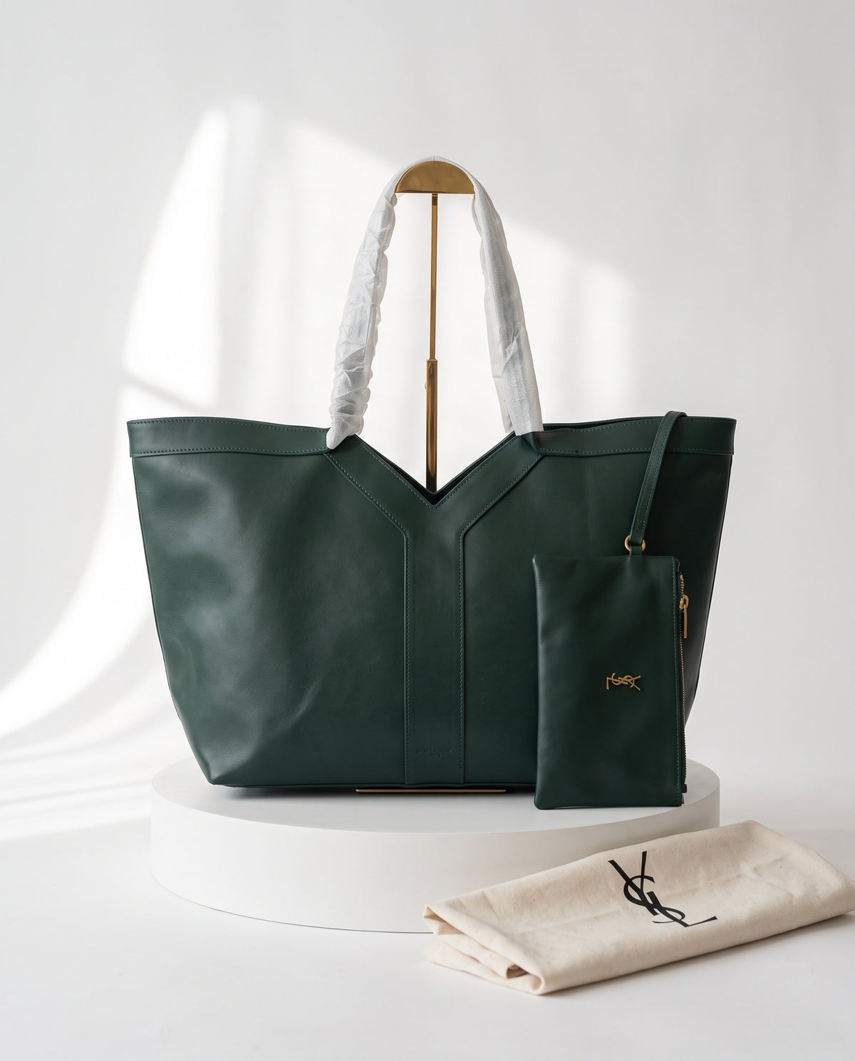 Saint Laurent Shopping Tote & Pouch 2-Piece Set