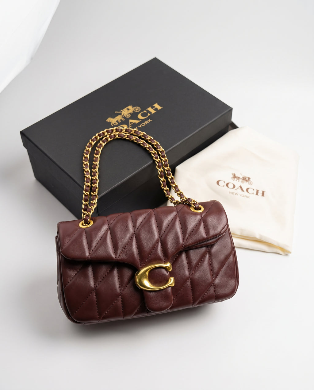COACH Quilted Tabby Shoulder Bag 26