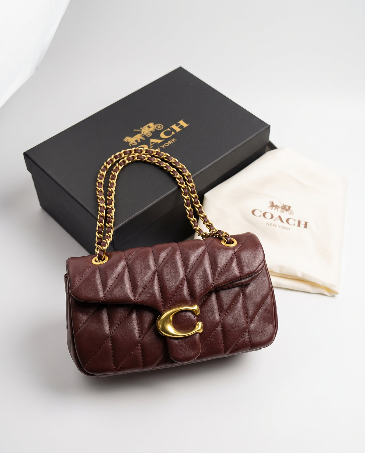 COACH Quilted Tabby Shoulder Bag 26