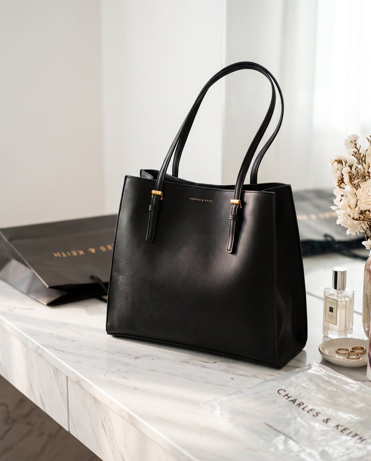 Charles & Keith Sansa Tote Bag