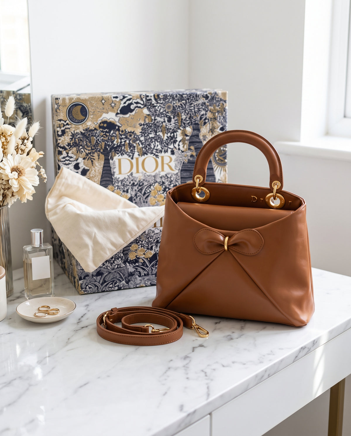Dior La Cigale Top Handle Bag