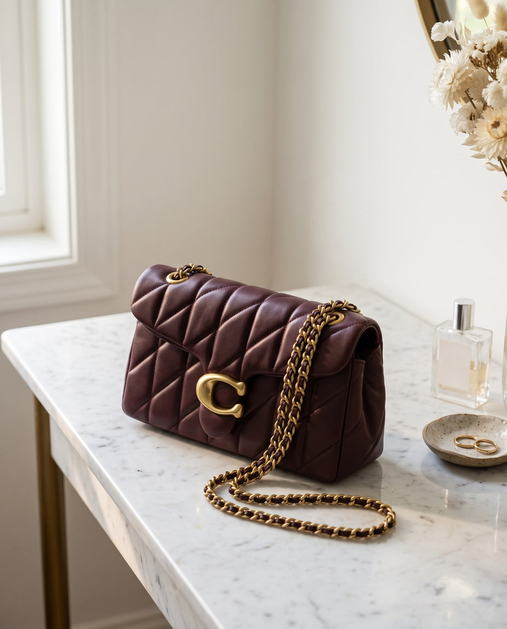 COACH Quilted Tabby Shoulder Bag 26