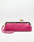 Jacquemus The Salon Rond-Carré Leather Clutch Bag