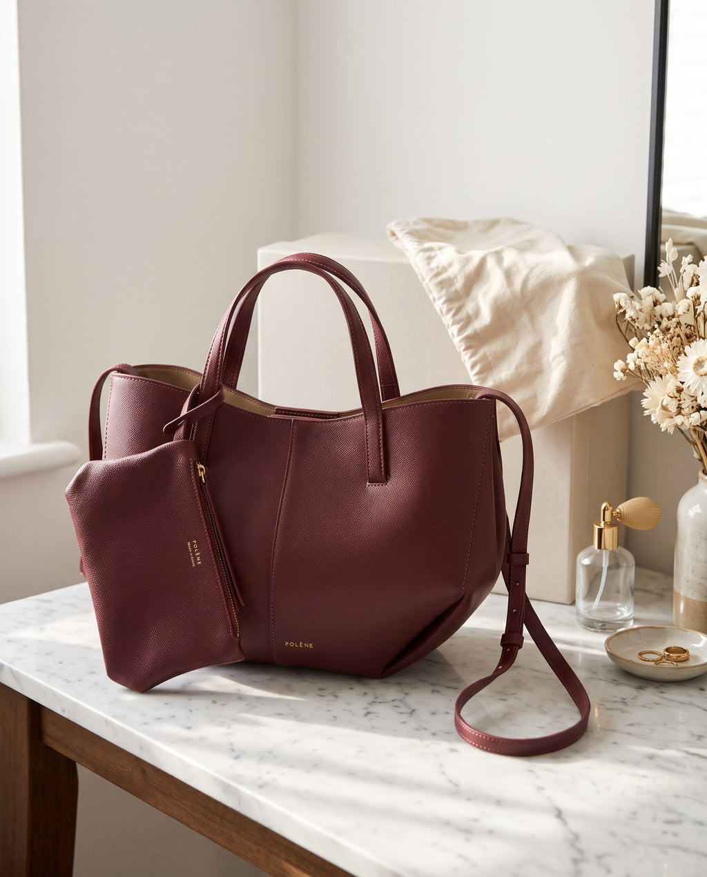 Polène Numéro Neuf Cyme Medium Tote Bag